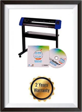25&quot; Vinyl Cutter with Stand with Cutter Software w/SCAL Pro, Make Signs (Mac &amp; Windows) + 2 YEARS WARRANTY