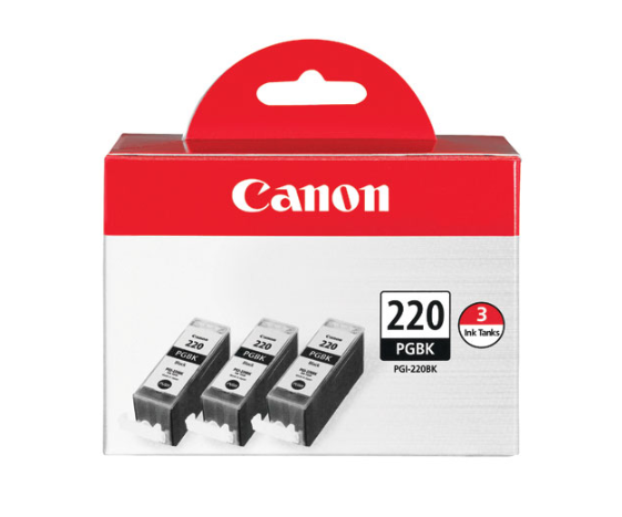Canon CLI-220 Black 3 Ink Pack - 2945B004