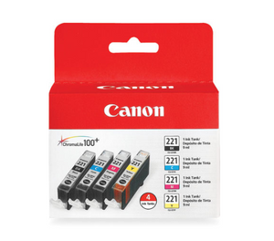 Canon CLI-221 4 Color Ink Tank Pack - 2946B004