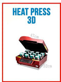 3D 47cmx32cmHeat Press Machine Vacuum Transfer Sublimation Printer for Mug T-Shirt Plate