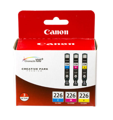 Canon CLI-226 3-Color Ink Pack - 4547B005
