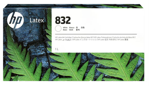 HP 832 1-Liter White Latex Ink Cartridge for Latex 700W