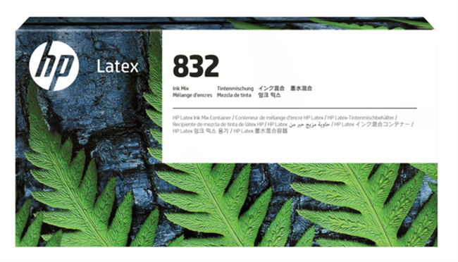 HP 832 Ink Mix Container for HP Latex 630 W, 700 W, 730 W Printers - 4UV83A
