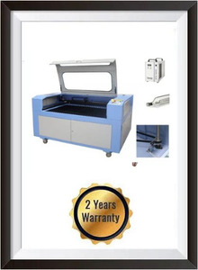 51" x 35" 1390 CO2 Laser Cutter, with Reci S4 Laser and Electric Lift Table + 2 YEARS WARRANTY