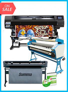 COMPLETE SOLUTION - Plotter HP Latex 560 - Recertified (90 Days Warranty) + SummaCut D160 64 in (160 cm) vinyl and contour cutting – New + Upgraded Ving 63" Full-auto Low Temp. Wide Format Cold Laminator, with Heat Assisted + Includes Flexi RIP Software