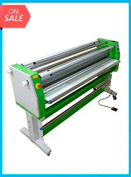 65in Master MVT-600 cold laminator w/electric press control
