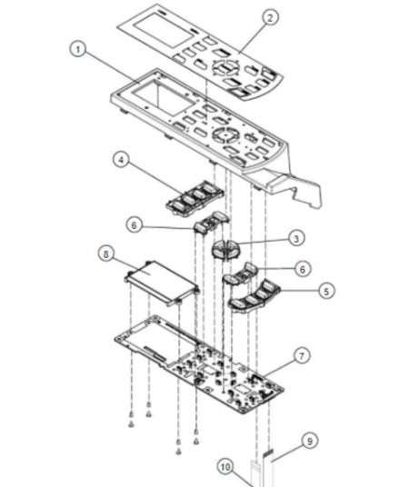621632050 Key Top, Function 86 for GRAPHTEC FC8600-60