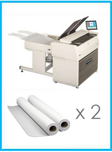 Kip 7170 Black & White Multifunction System 63" with Scanner + 2 Roll 2K mt