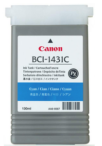 Canon BCI-1431C Cyan Ink Tank (130ml) for imagePROGRAF W6200, W6400 - 8970A001AA
