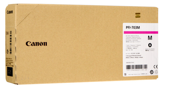 Canon PFI-707M Magenta Ink Cartridge (770mL) for imagePROGRAF iPF830, iPF840, iPF850 - 9823B001AA