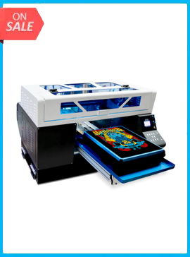 A4 Size Flatbed Digital T-Shirt Printer For White Cotton T-Shirts New sf
