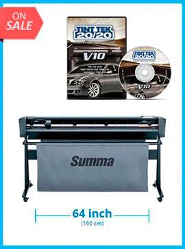 Copy of SummaCut D160 64 in (160 cm) vinyl and contour cutting - New +Tint Tek 20/20 Window Film Cutting Software - 1 Year Subscription