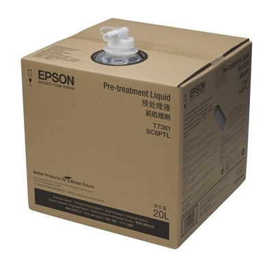 Epson Garment Pretreatment Liquid for Cotton and Cotton Blended Fabric - SureColor F2000 | F2100 Printers - 20 Liters