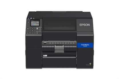 Epson ColorWorks C6500P Color Inkjet Label Printer - 8" w/ Peel &amp; Present (Gloss)