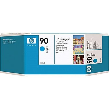HP 90 400-ml Cyan DesignJet Ink Cartridge - C5061A