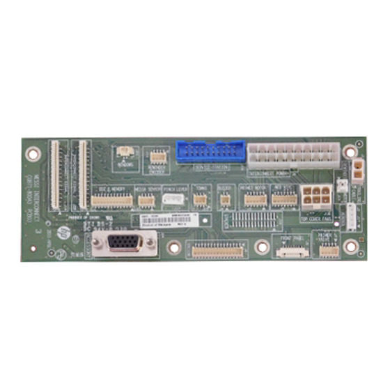 Interconnect PC board - For use with plotters CQ871-67001