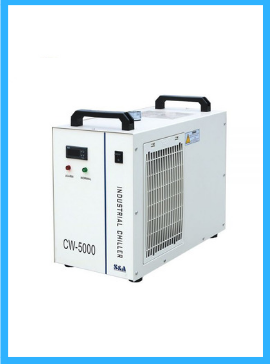 S&amp;A CW-5000DG Industrial Water Chiller (AC 1P 110V 60Hz) for 80W/100W/120W CO2 Glass Laser Tube Cooling, 0.41HP