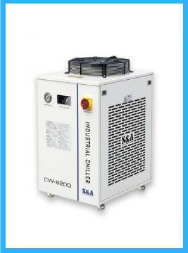 S&amp;A 220V 60Hz CW-6200BN Industrial Water Chiller (for 200W Laser Diode and CO2 RF Laser , 600W CO2 Laser,400W Solid-state Laser, 600W-1000W Fiber Laser, 45KW CNC Spindle Cooling)