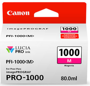 Canon PFI-1000 Magenta Ink Tank 80ml for imagePROGRAF PRO-1000 - 0548C002AA