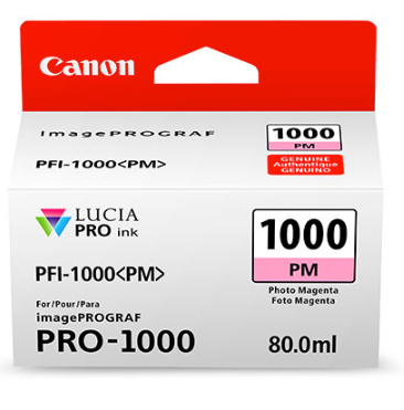 Canon PFI-1000 Photo Magenta Ink Tank 80ml for imagePROGRAF PRO-1000 - 0551C002AA