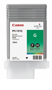Canon PFI-101G Green Ink Tank (130ml) for imagePROGRAF iPF5000, iPF5100, iPF6100, iPF6200 - 0890B001AA