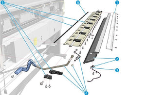 HP Media Input Assy 64 SERV B4H70-67098