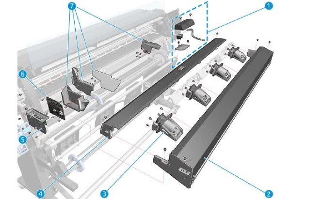HP Pressure Sensor and Valve w/cover B4H70-67062
