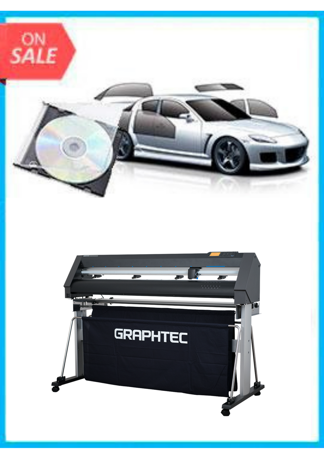BUNDLE - Graphtec CE7000-130 50&quot; Cutter - New + Tint Tek 20/20 Window Film Cutting Software V10 Monthly Subscription