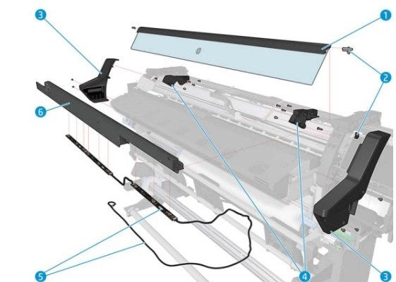 HP Front Window 64 SERV B4H70-67084
