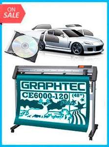 BUNDLE - Graphtec CE6000-120 48" Cutter - New + Tint Tek 20/20 Window Film Cutting Software - 1 Year Subscription