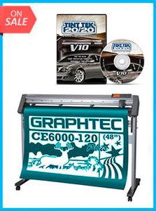 BUNDLE - Graphtec CE6000-120 48" Cutter - New + Tint Tek 20/20 Window Film Cutting Software V10 Monthly Subscription