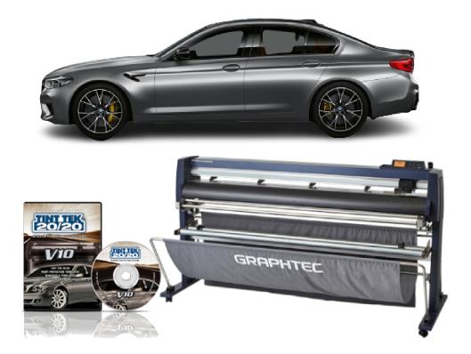 GRAPHTEC FC9000-140 54&quot; (162.6 cm) Wide Cutter - New + Tint Tek 20/20 Window Film Cutting Software - 1 Year Subscription