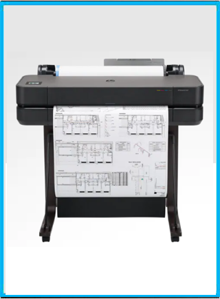 HP DesignJet T630 Large Format Wireless Plotter Printer - 24