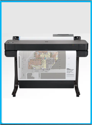 HP DesignJet T630 Large Format Wireless Plotter Printer - 36" (5HB11A), extra ink cartridges + 15% off 3 Yr Extended Warranty
