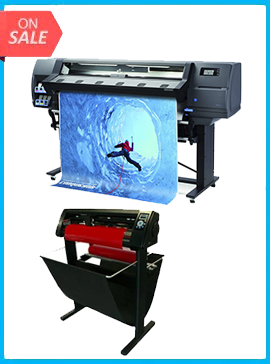 HP Latex 315 54" Printer - NEW + 53" 3 ARMS CONTOUR CUT VINYL CUTTER W/ VINYLMASTER CUT SOFTWARE
