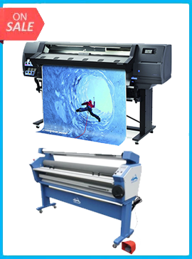 HP Latex 315 54&quot; Printer - NEW + 55IN FULL-AUTO WIDE FORMAT COLD LAMINATOR, WITH HEAT ASSISTED