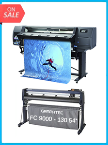 HP Latex 315 54" Printer + GRAPHTEC FC9000-140 54" (137.2 CM) WIDE CUTTER – NEW