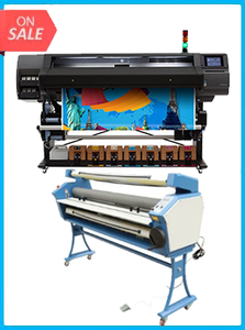 HP Latex 570 64" - Refurbished + UPGRADED VING 63" FULL-AUTO LOW TEMP. WIDE FORMAT COLD LAMINATOR, WITH HEAT ASSISTED