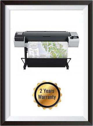 HP Designjet T1100 44-inch Printer - Recertified + 2 Years Warranty
