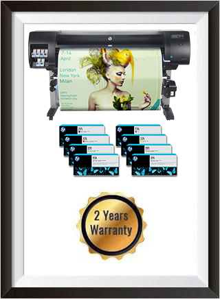 HP DesignJet Z6600 60" Photo Production Printer + Starter Supplies + 2 Years Warranty