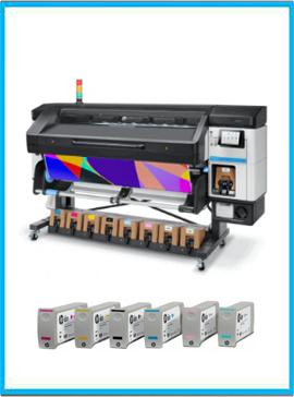 HP Latex 800W Printer + Ink Supplies