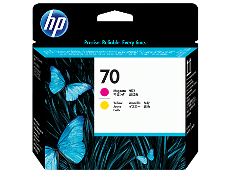 HP 70 Magenta and Yellow DesignJet Printhead for DesignJet Z2100, Z3100, Z3200, Z5200, Z5400 - C9406A
