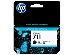 HP 711 Black 38-ml ink cartridge for T120, T520 - CZ129A