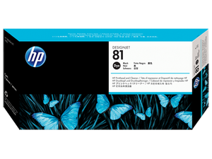 HP 81 Black Dye Printhead and Cleaner - C4950A