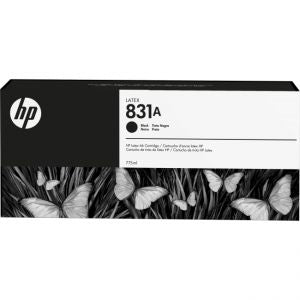 HP 831A Black Ink Cartridge 775ml for HP Latex 310, 315, 330, 335, 360, 365, 560 - CZ682A