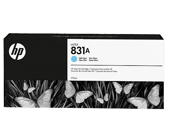 HP 831A Cyan Ink Cartridge 775ml for HP Latex 310, 315, 330, 335, 360, 365, 560 - CZ683A