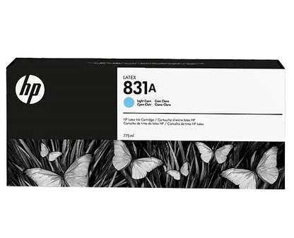 HP 831A Cyan Ink Cartridge 775ml for HP Latex 310, 315, 330, 335, 360, 365, 560 - CZ683A