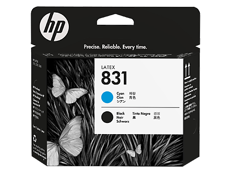 HP 831 Cyan/Black Latex Printhead - CZ677A