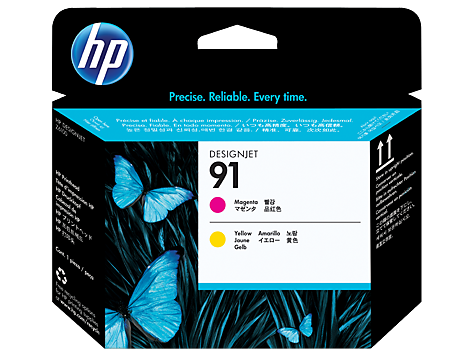 HP 91 Magenta &amp; Yellow Printhead - C9461A