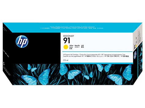 HP 91 Yellow Ink Cartridge - C9469A